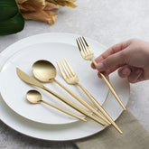 Karaca Orion Shiny Gold 30-teiliges Besteckset für 6 Personen